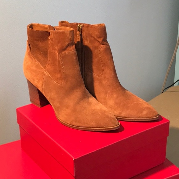 FRANCO SARTO Boots “EUC” Sz. 7M rust to brown - Picture 2 of 6